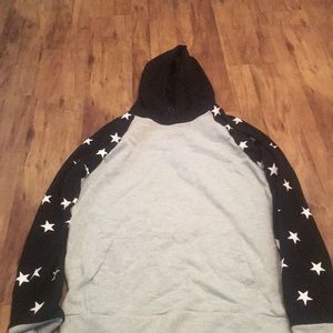 Forever 21 Star Pattern Hoodie